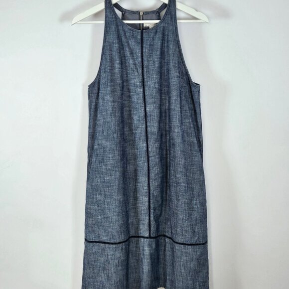 GAP A-Line Denim Dress With Cut Out Details - Picture 2 of 7